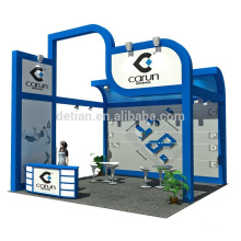 Detian offre stand exposition commerciale 6x6 design stand pour expo stand